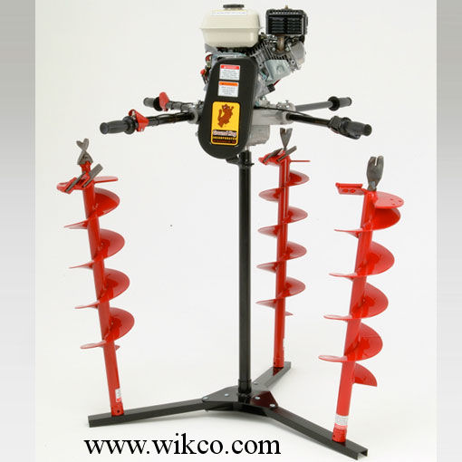 Display Stand (Photo shows display stand to hold power head when not in use, and up to 3 auger bits)