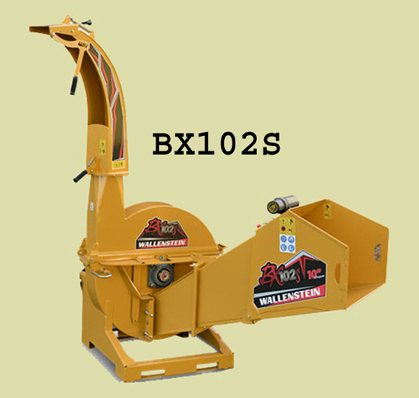 Model BX102S Wallenstein PTO wood chipper