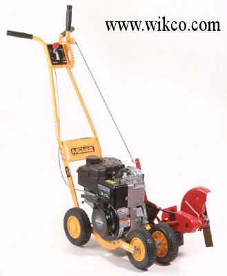 Trim-N-Edger gas powered edger/trimmer with four 7 inch wheels and a 4.75 HP Briggs And Stratton Engine
