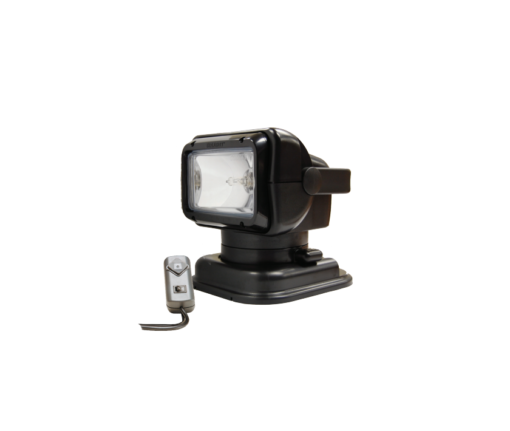 Remote Halogen Spotlight With Wired Remote, Permanent Shoe Mount Or Suction Cup, 225,000 Candela Brightness