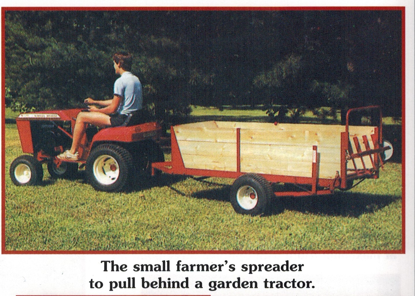 Model 600 Estate Mighty Spreader