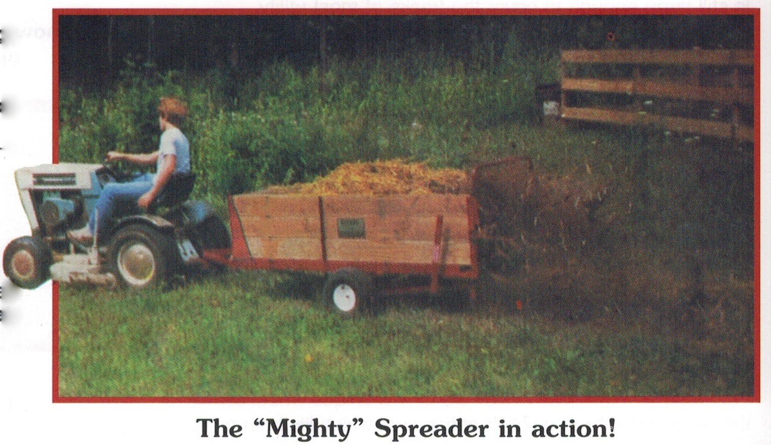 Model 600 Manure Spreader In Action