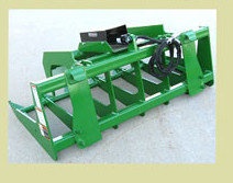 Grapples For John Deere 300, 400, And 500 Series Loaders With The Universal Skid Steer Quick Attach Connection For The Bucket