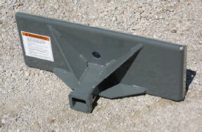 Trailer Tow Plate, Mini-Skid Steer Connection To Receiver Hitch Sleeve