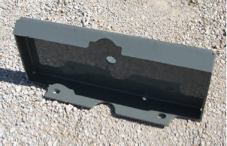 Trailer Tow Plate, Mini-Skid Steer Connection To Receiver Hitch Sleeve