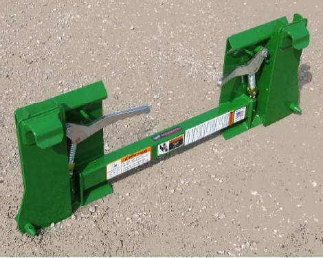 Adapter Plate To Connect To JD200CX Loader To Skid Steer Attachments
