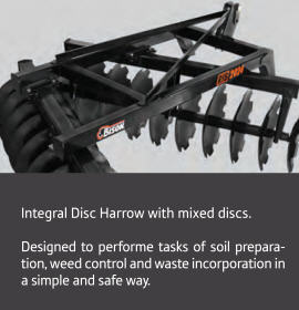 Intregal Disc Harrow With Mixed Discs (Slotted And Smooth)