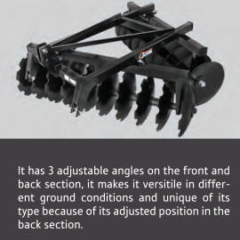 Three Adjustable Angles On Front And Back Section