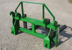 Pallet Fork Carriages For Mounting On John Deere Loaders Models H480 With Global Series II Tool Carrier
