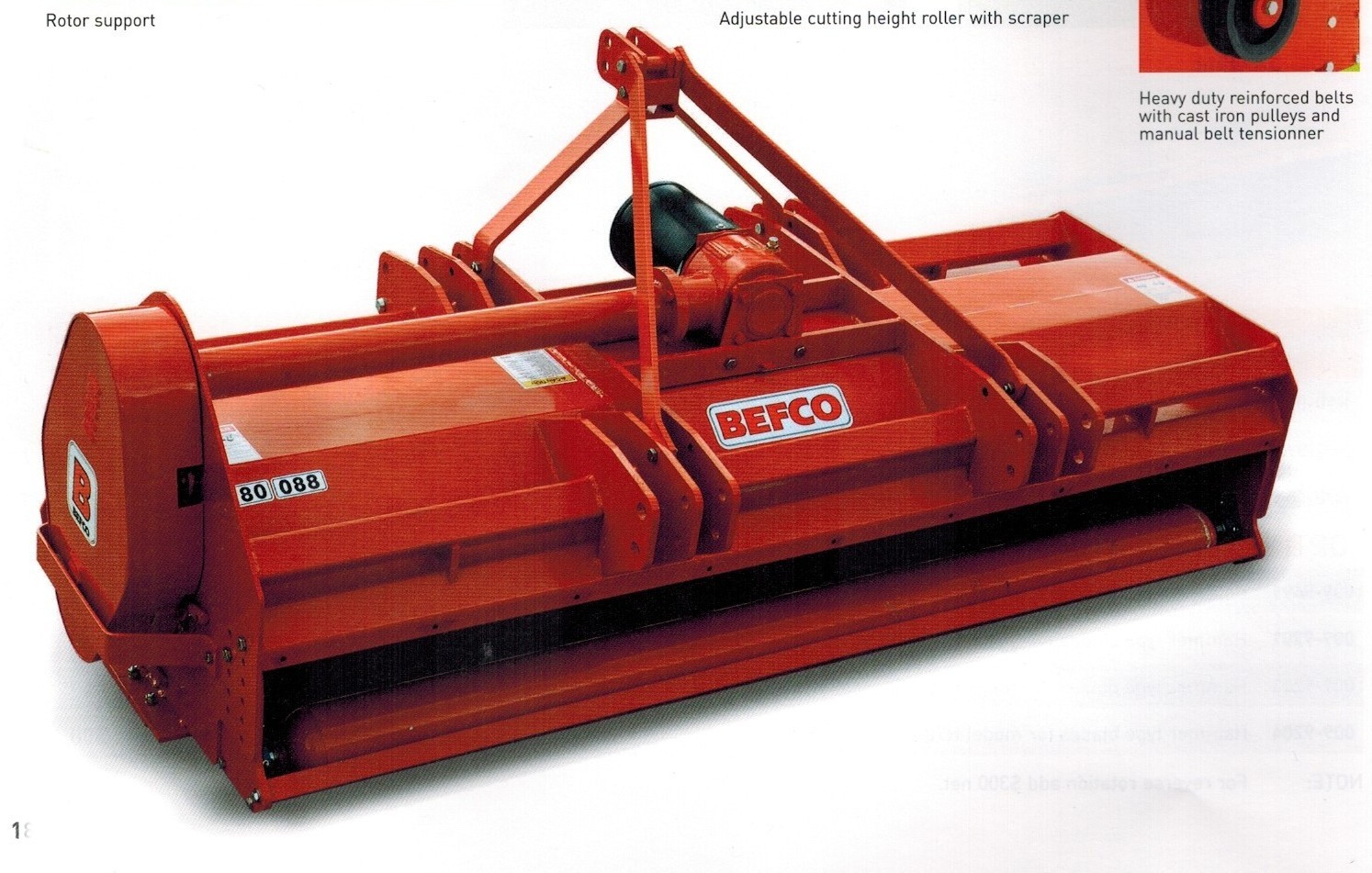 Befco H80 Series Fail Mowers