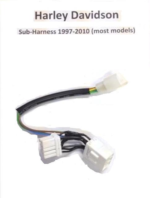 Wiring Harness with plug for Isolator kit, 1997-2010 most models Harley Davidson