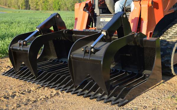 Loflin XTRA Heavy Duty Rock Bucket Grapple