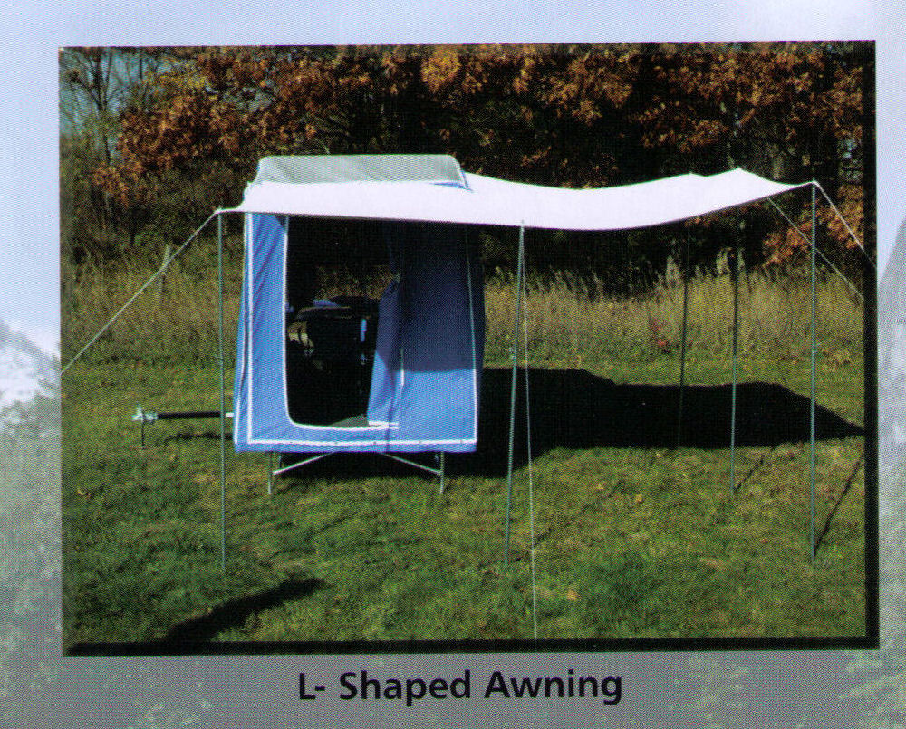 Optional L-Shaped Awning Can Be added To Campers