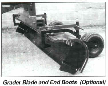 Grader Blade And End Boots