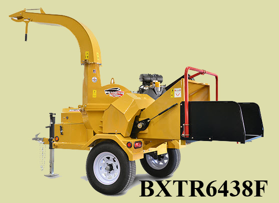 Model BXTR6438 Engine Powered Tow Behind Chipper