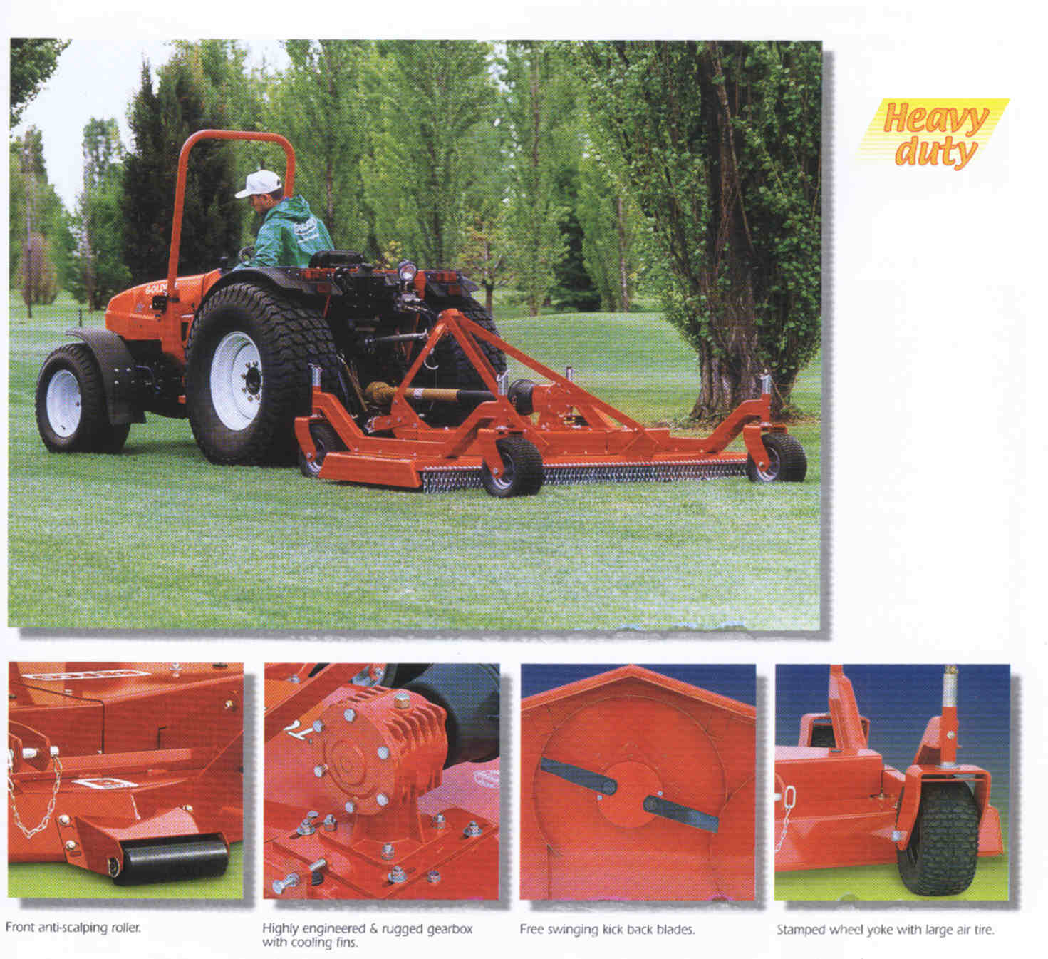 Features Cyclone C70 Mowers