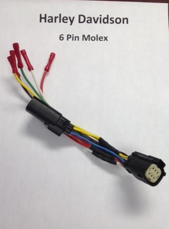 Plug-in Harness 6 pin Molex HD 2011-2013