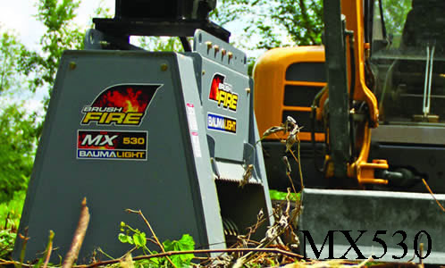 MX530 Series Excavator Mounted Brush Mulcher