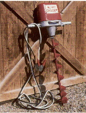 12 Volt DC Electric Earth Auger - Battery Cables Included, Auger Bits Optional - See Below