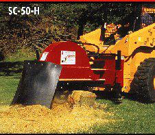 SHSC-50-H Hydraulic Powered Skid Steer Mount Stump Grinder