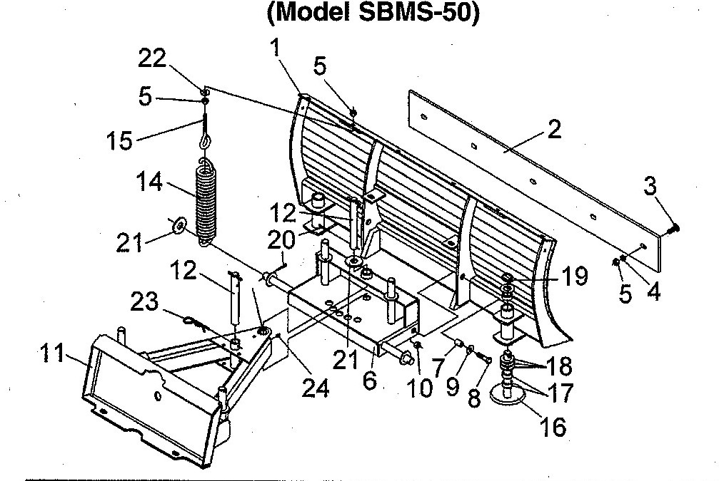 Snow Blade For Mini Skid Steers/Compact Tool Carriers