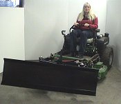 Zero Turn Mower Mount Snow Plow Attachment