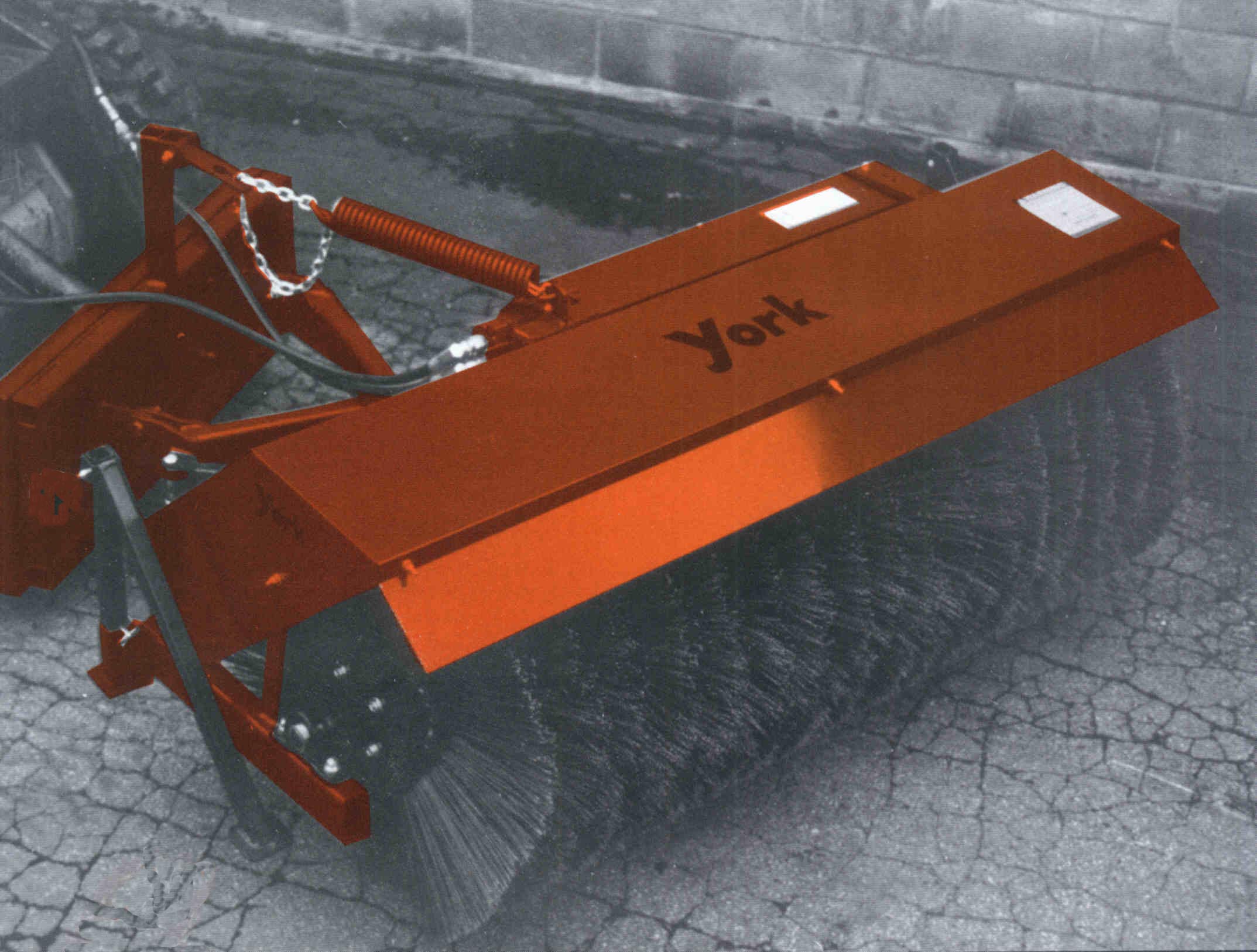 York Skid Steer Mount Hydraulic Drive Sweeper