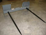 Double Spear Bale Spear Assembly