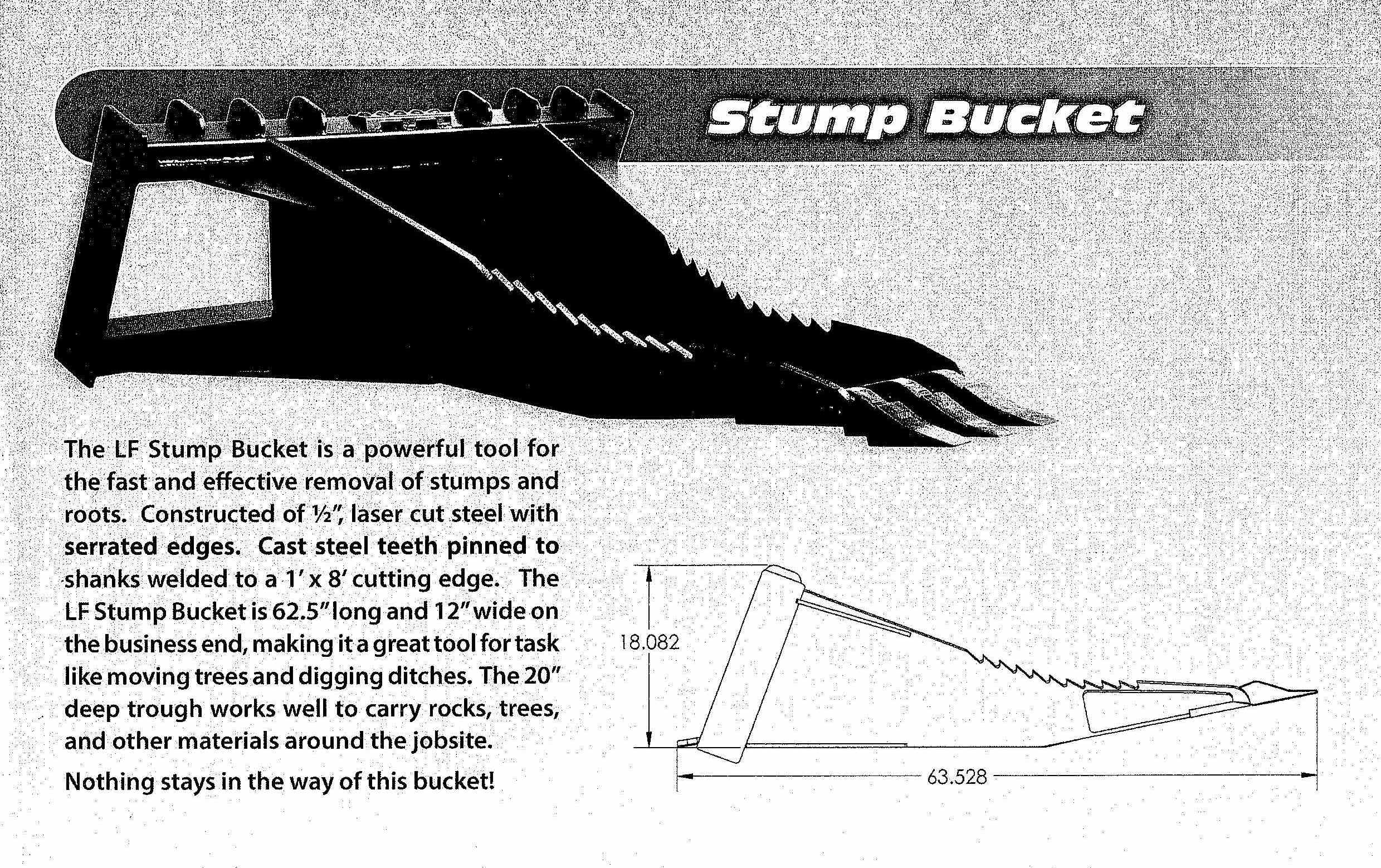 Standard Stump Bucket