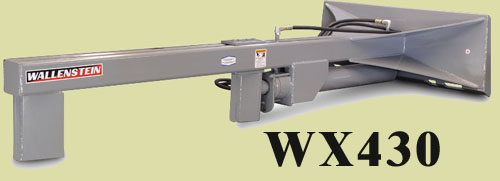 WX430 Inverted Horizontal Model With 36 Inch Log Length Capacity, 25 Tons Splitting Force