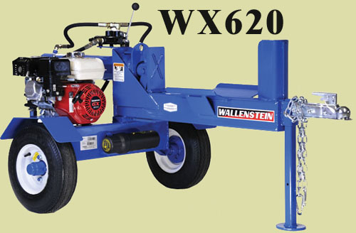 WX620 Horizontal Tow Behind Logsplitter For Off-Road Towing (See L Model Below For Unit With Light Kit)