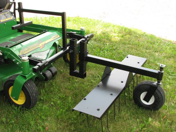 Zero Turn Mower Dethatcher Attachment