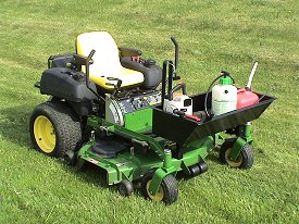 Zero Turn Mower Dump Box Attachment