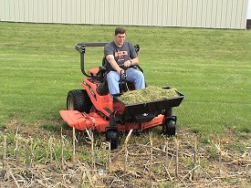 Zero Turn Mower Dump Box Attachment